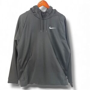 Nike Dri-Fit Hoodie Men's XL Athletic Pullover Training Running Gym Black
